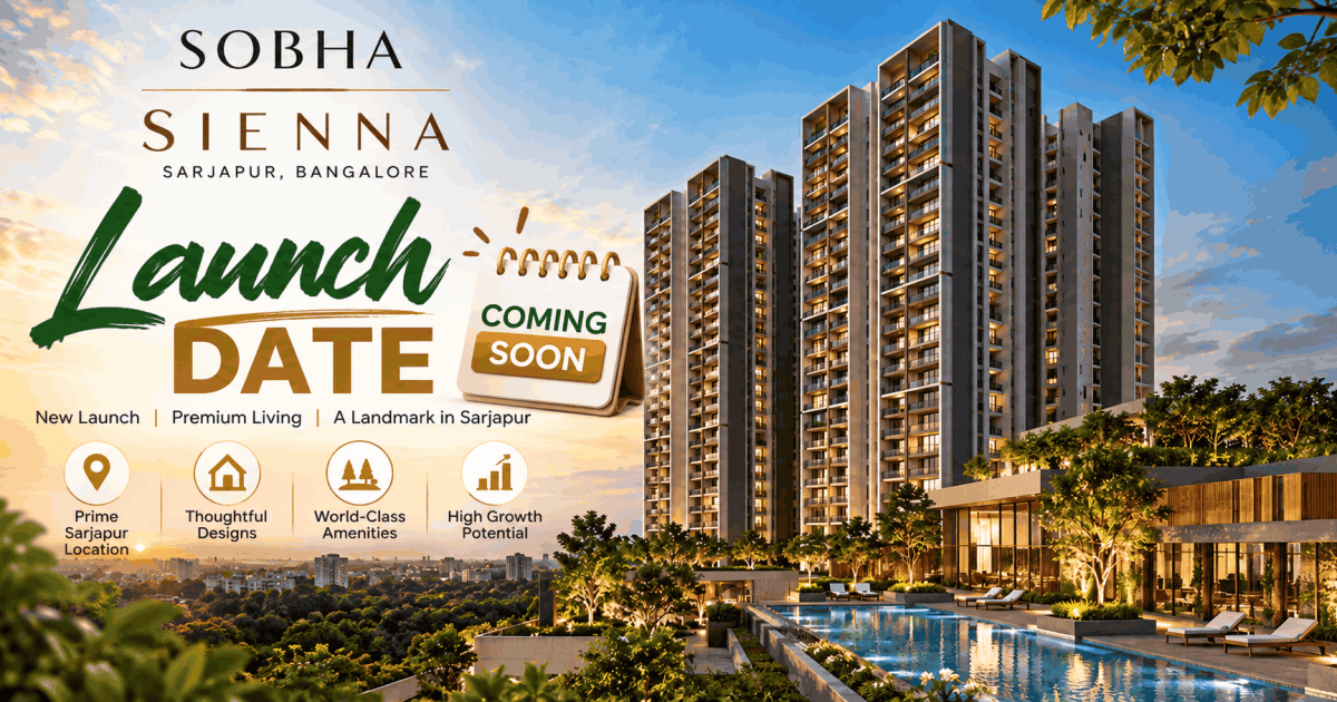 Sobha Sienna Launch Date
